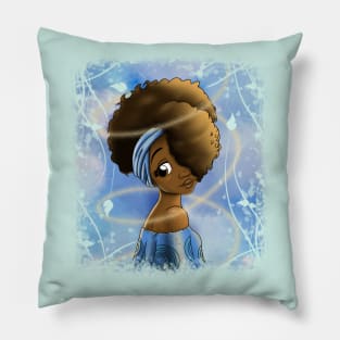 African American Woman Pillow