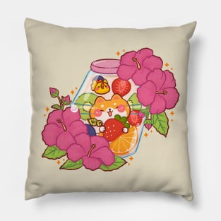 Hibiscus Fruit Punch Pillow