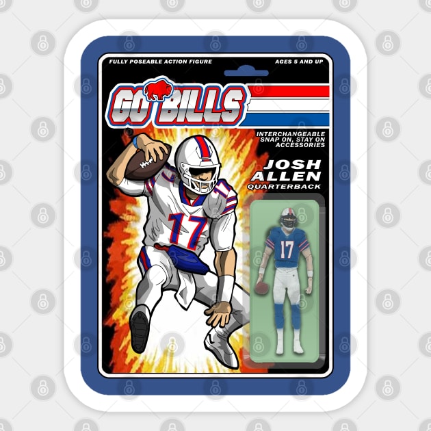 Buffalo QB 1 Action Figure Sticker