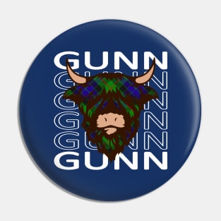 Clan Gunn - Hairy Coo Pin