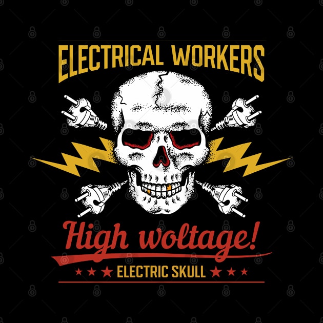 Electric workers. High voltage! by TribaliumArt