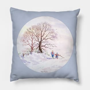 GOING HOME FOR CHRISTMAS Pillow