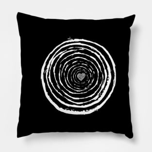 Heart bullseye Pillow