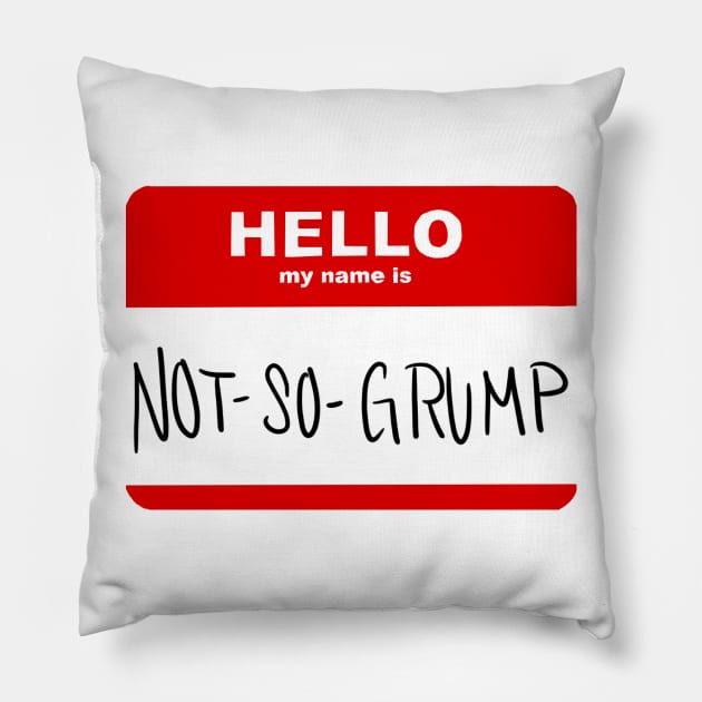 i'm not so grump Pillow by miasohungry