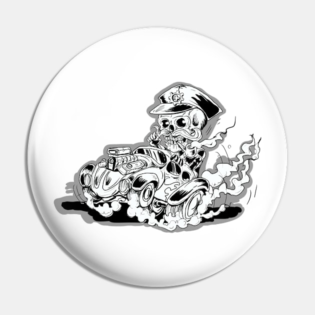 Bach Racer Pin by silentrob668