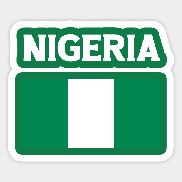 Nigeria Flag Nigerian Flag Nigerian Flag Sticker Teepublic