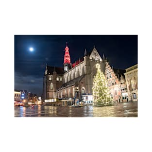 Haarlem Night - Christmas at the St Bavo Church T-Shirt