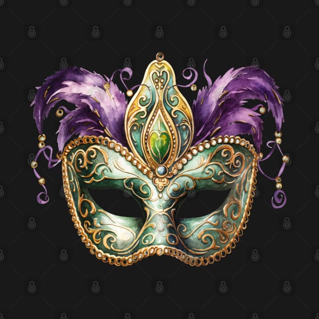 Mardi Gras Mask by Mimeographics