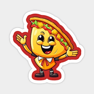 kawaii Taco cehees T-Shirt cute potatofood funny Magnet