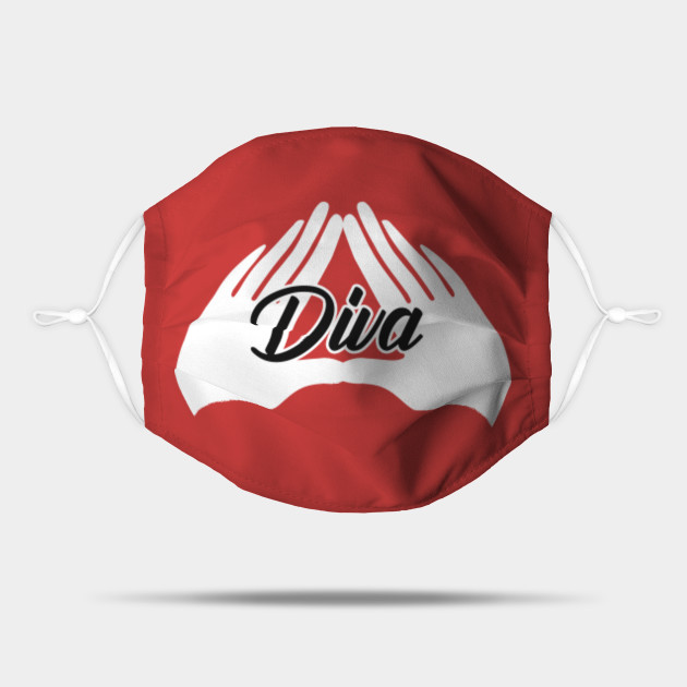 Diva 2 0 Delta Sigma Theta Mask Teepublic