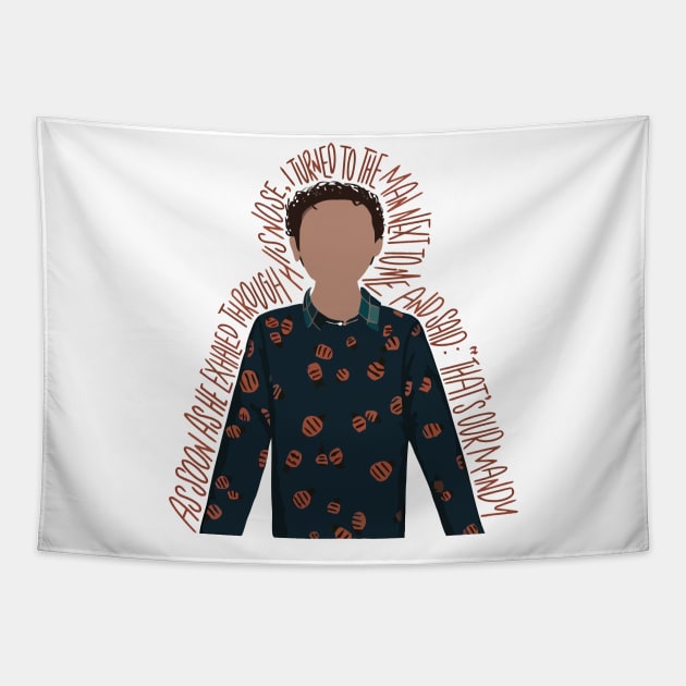 Jacob - Sack Lunch Tapestry by alexanderkansas