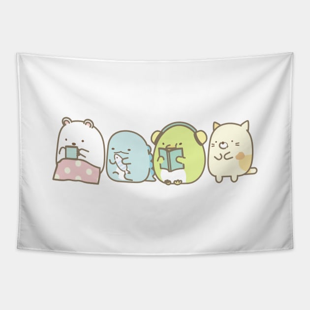 Sumikko gurashi Tapestry by miguelest@protonmail.com