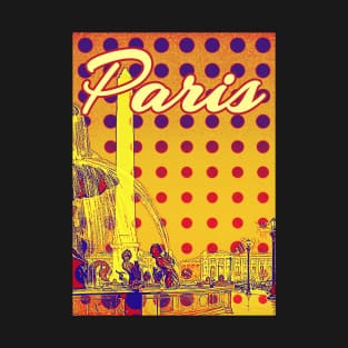 Vintage Paris Travel Poster T-Shirt