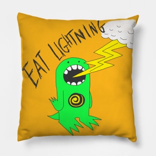 Eat Lightning Pillow