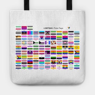 all pride flags Tote