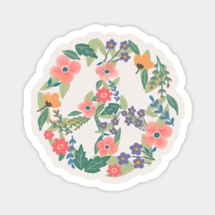 Spring Floral Art Magnet