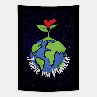 J'aime ma planète P01 Tapestry