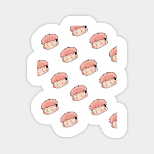 Jujutsu Kaisen yuji itadori cute Magnet