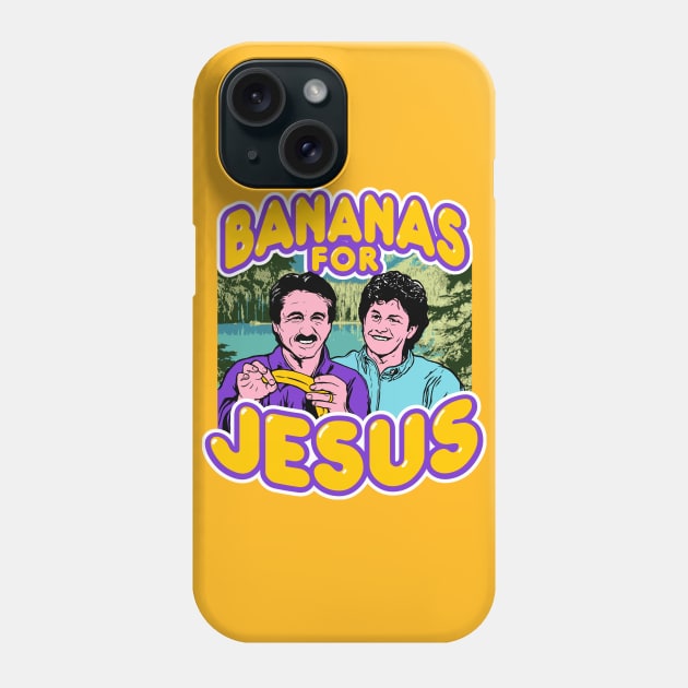 Bananas For Jesus Phone Case by TeeLabs