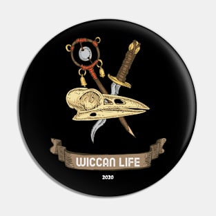 Wiccan Life Pin