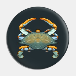 Blue Crab Pin