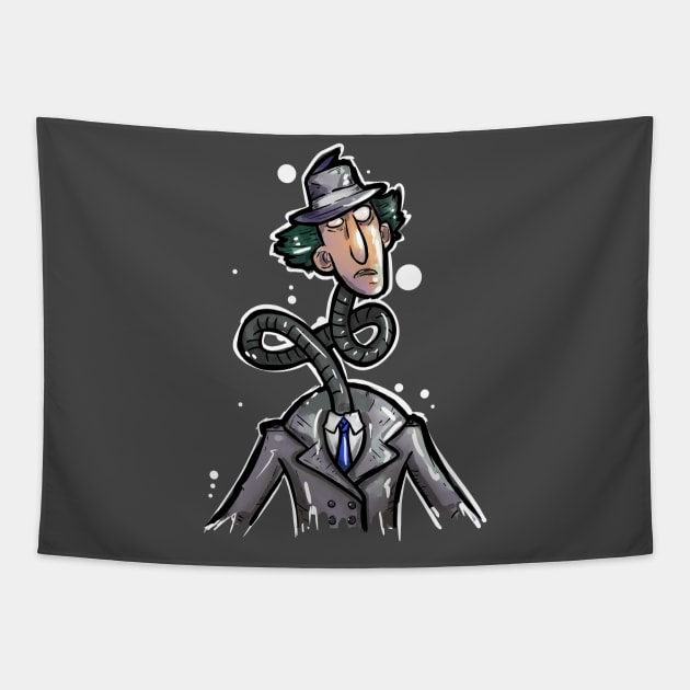 The Inspecta Tapestry by Beanzomatic