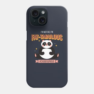 Fat-Tabulous Panda Bear Phone Case