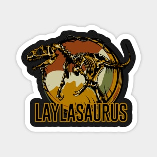 Laylasaurus Layla Dinosaur T-Rex Magnet