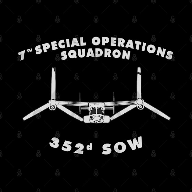 7th Special Operations Squadron 352d SOW V22 USAF by DesignedForFlight