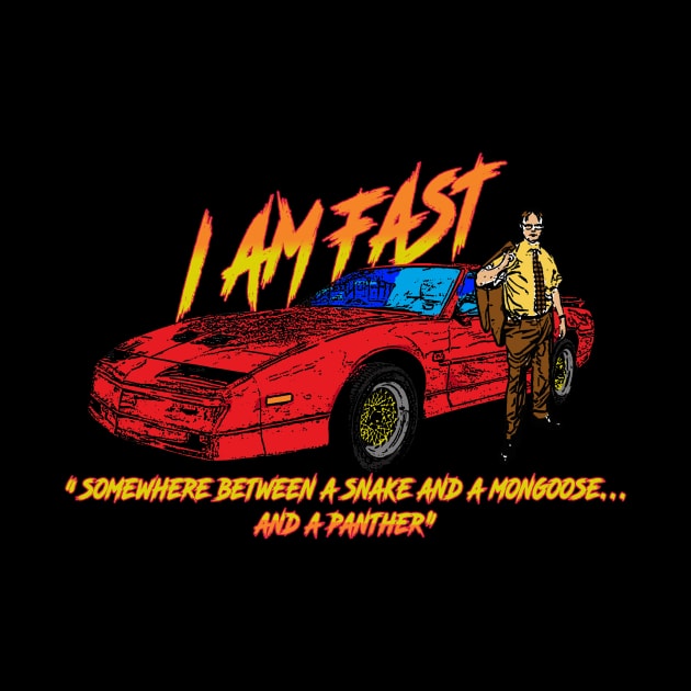 "I Am Fast" by Dwight by theofficefunatics