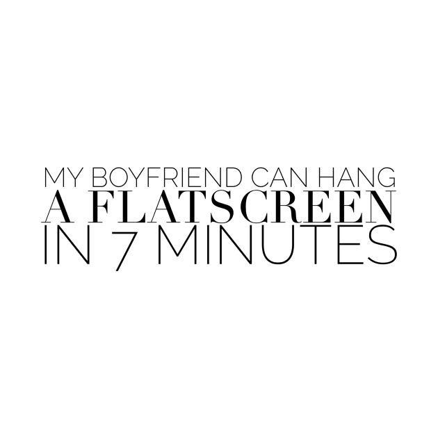 My boyfriend can hang a flatscreen in 7 minutes by mivpiv