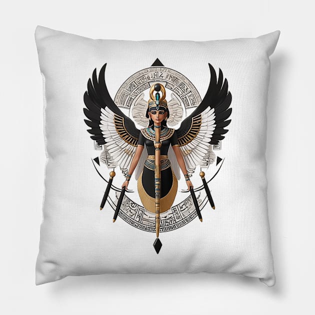 Egyptian Deity Pillow by likbatonboot