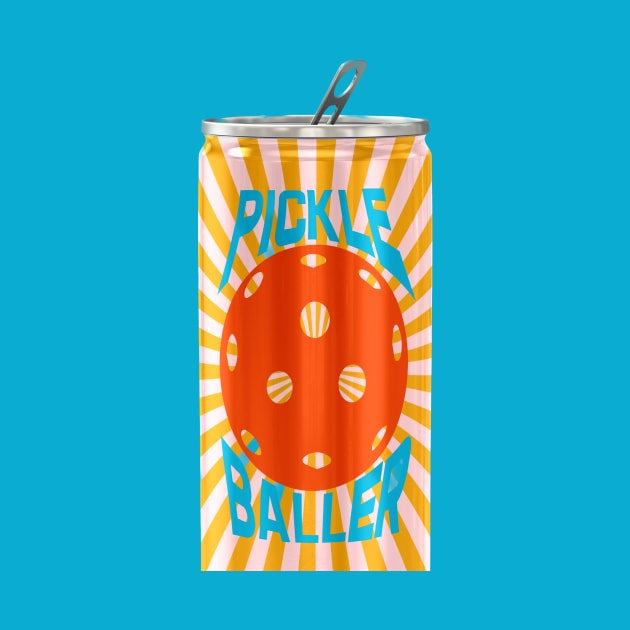 Pickleballer Can by OKObjects