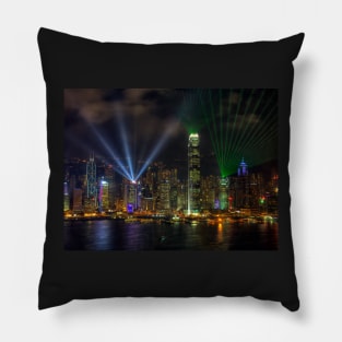 Hong Kong, The Symphony Of Lights Pillow