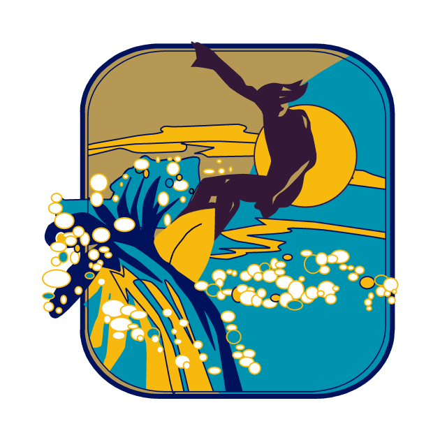 Retro Surfer by MakanaheleCreations