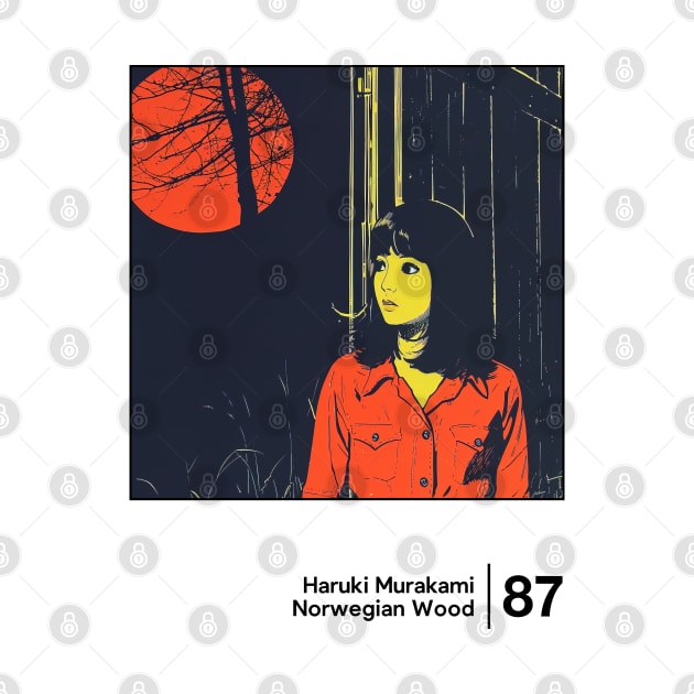 Norwegian Wood - Minimal Style Graphic Artwork by saudade