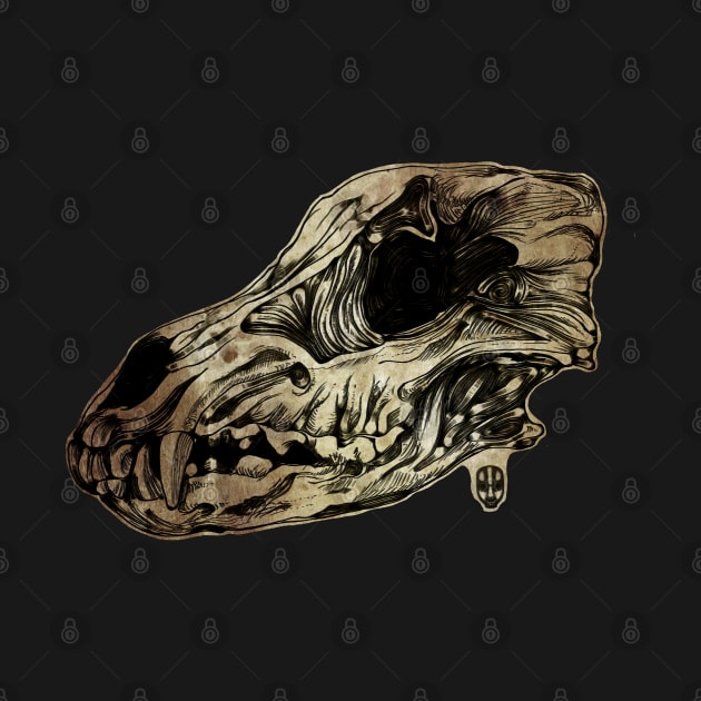 Wolf Skull by fakeface