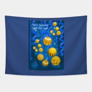 Christmas golden balls Tapestry