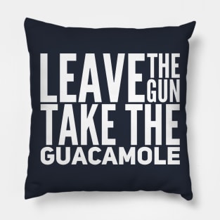 VeganZEN | Leave the Gun Take the Guacamole Pillow