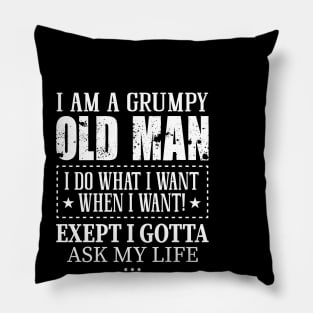 Grumpy old man Pillow