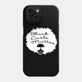 BLACK CURLS MATTER by AfreeKA -3 Phone Case