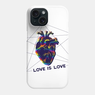 LGBT Rainbow Pride - Love Is Love Phone Case