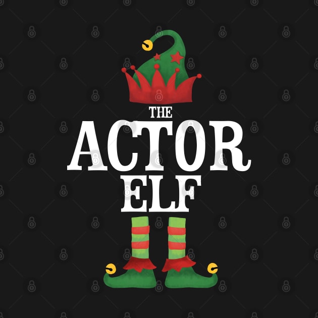 Actor Elf Matching Family Group Christmas Party Pajamas by uglygiftideas