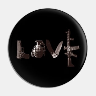 gun firearm love Pin