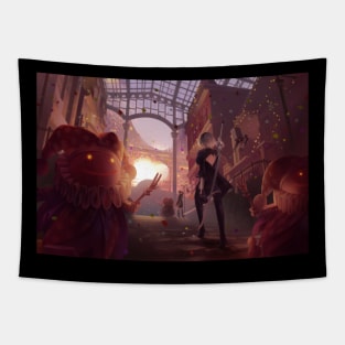 Nier Automata: Welcome to the Amusement Park Tapestry