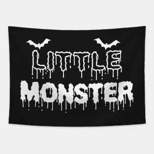 Little Monster, Spooky Kids Halloween Tapestry