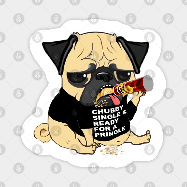 Pugfat PR Magnet by darklordpug