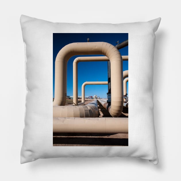 Geothermal power plant, USA (C021/7033) Pillow by SciencePhoto