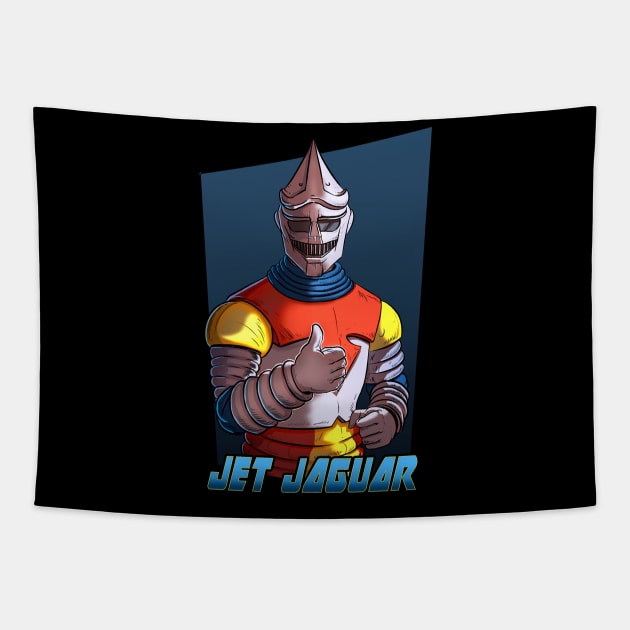 Jet Jaguar Tapestry by Creepsandbabes