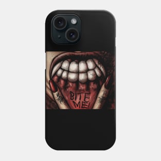 Vampire Bite Me Color Phone Case